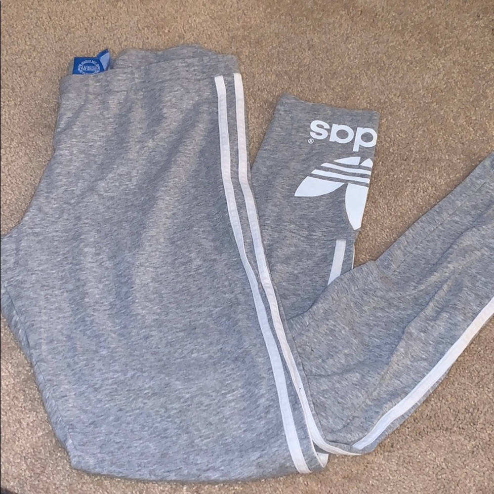 Adidas gray tights